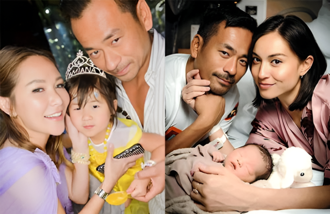 1751250890-g-jpg-4888-7008-5554-width680height442 Alvin Chau bên vợ con (trái) và bên bồ nhí (ảnh phải). Ảnh: Weibo