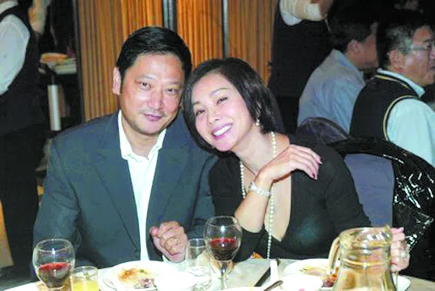 Trần Mỹ Phượng và chồng cũ.