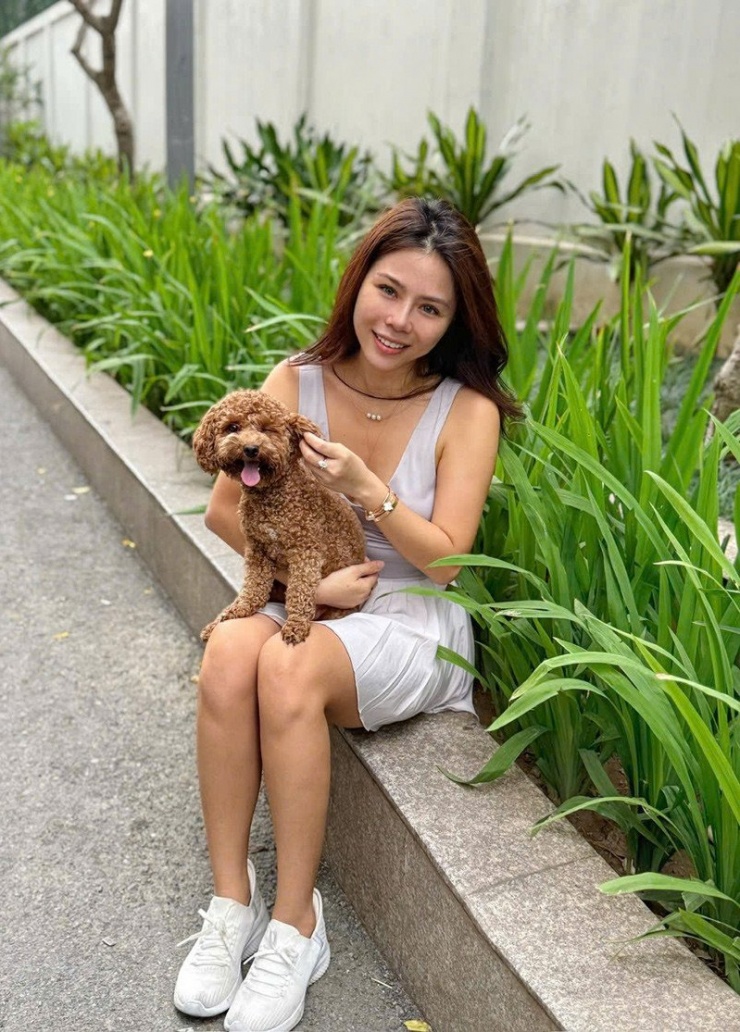 Đây là chú chó cưng Na Na rất yêu quý 