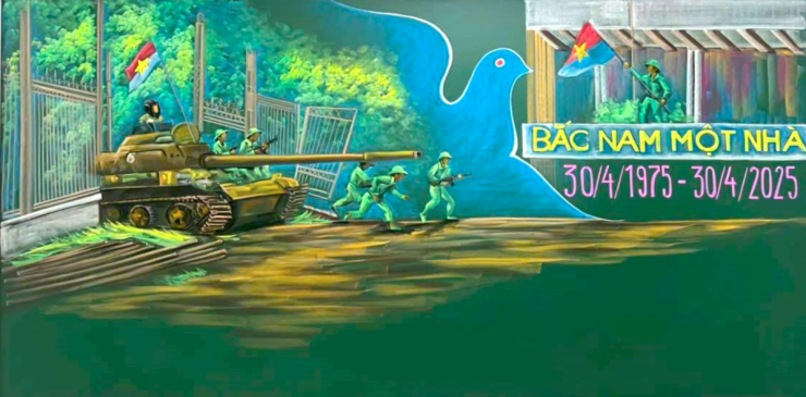 Thầy giáo vẽ tranh Chủ tịch Hồ Chí Minh bằng phấn bảng - 7