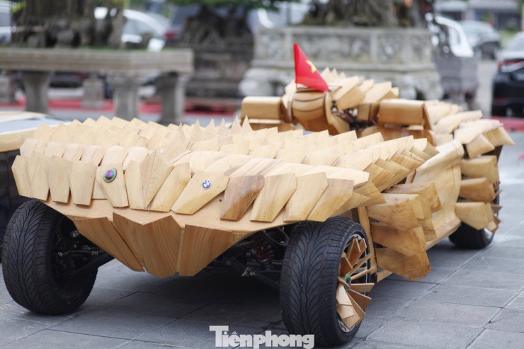 Dàn 'siêu xe' bằng gỗ độc đáo của chàng trai Bắc Ninh gây sốt - 4