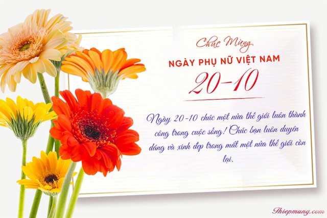 Những mẫu thiệp chúc mừng ngày Phụ nữ Việt Nam 20/10 đẹp nhất - 16