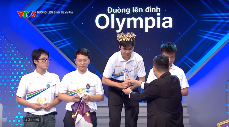 Anh Tú giành vòng nguyệt quế cuộc thi tuần đầu tiên của Đường lên đỉnh Olympia năm thứ 26.