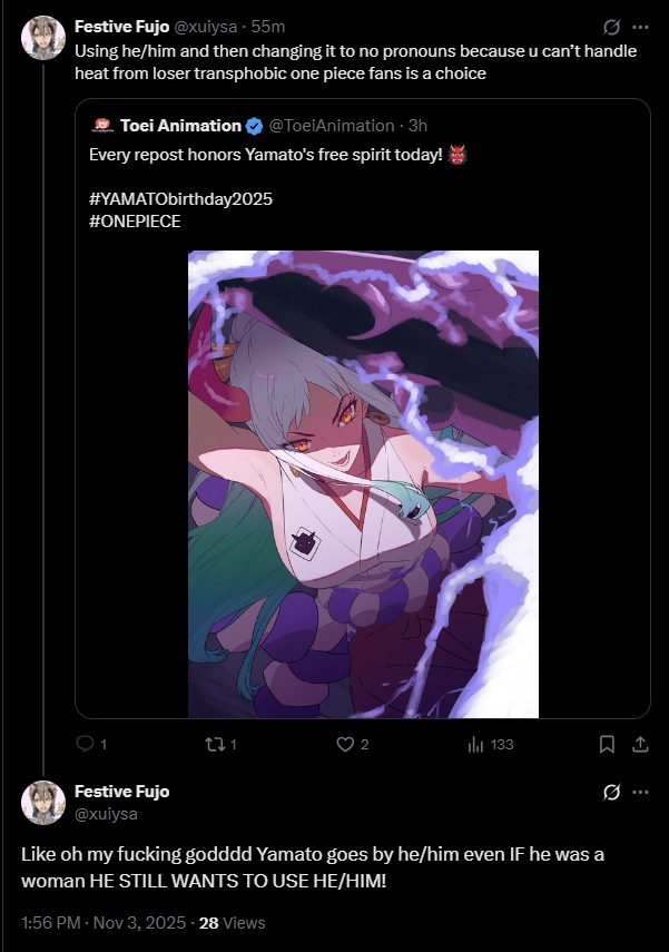 Studio One Piece bất ngờ gọi Yamato là Studio One Piece bất ngờ gọi Yamato là