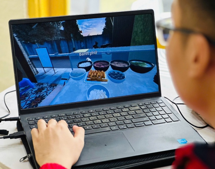 Trong game, người chơi sẽ vào vai Anh Hai, chủ một quán phở. Ảnh: Thúy Nga