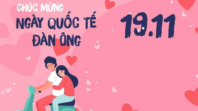 Một mẫu thiệp ngày 19/11 ngọt ngào tặng người yêu nhân ngày Quốc tế Nam giới.