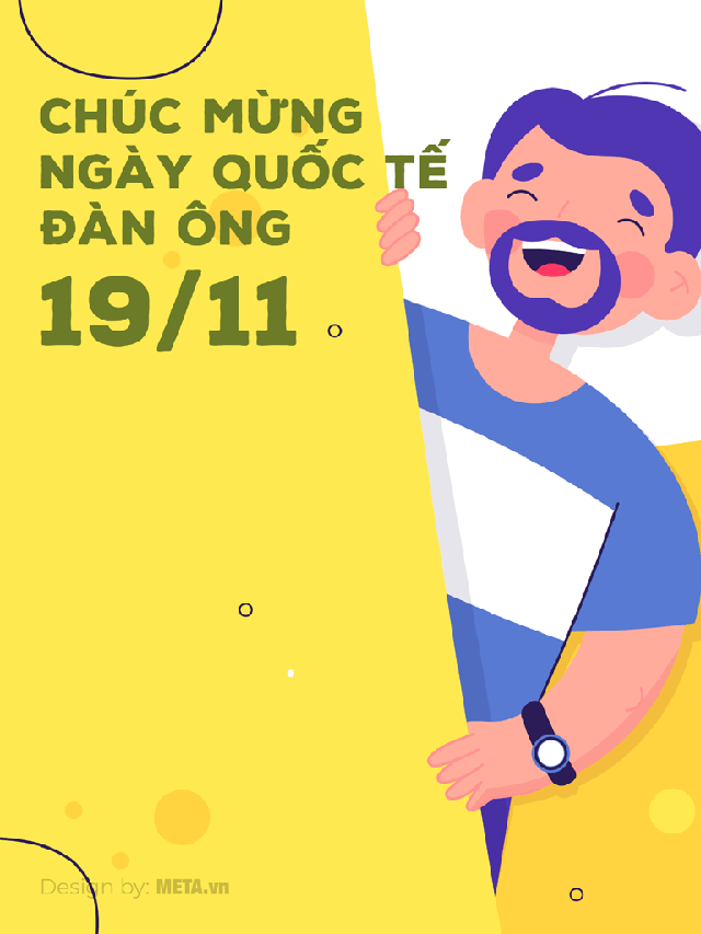 Thiệp chúc mừng ngày Đàn ông 19/11.
