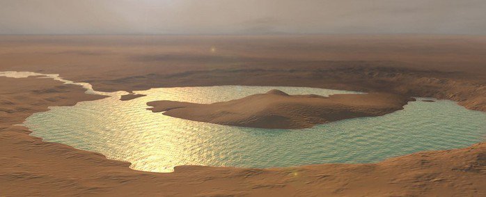 1764205704-galecratermarswater1024-1821-width698height283 Gale Crater kỷ Noachian, thời kỳ mà sự sống có thể đã tồn tại - Ảnh: NASA