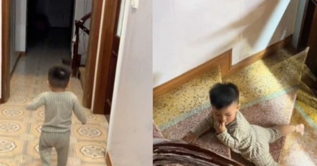 Clip em bé trượt cầu thang gây tranh cãi, thu hút 8 triệu lượt xem trên TikTok 1765264724 611 thumbnail width740height495 anh cat 3 2 auto cropjpg 1