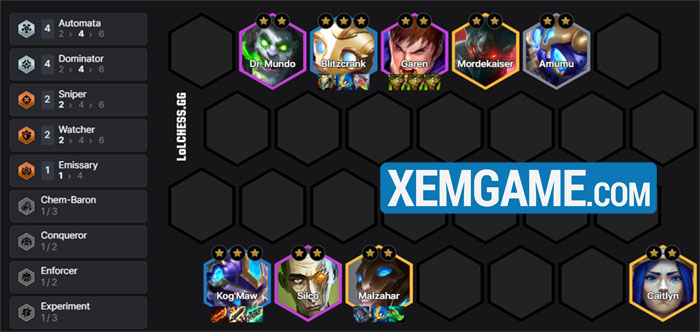 ĐTCL 13.3: Hướng dẫn đội hình reroll Kog’Maw – Blitzcrank phiên bản mới cùng đồ “dị” 1wqvjogj screenshot 1