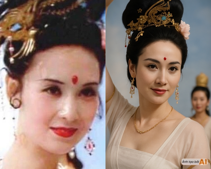 Nhan sắc thật của Hằng Nga được phục dựng nhờ AI, cả châu Á chỉ có duy nhất 1 người đúng chuẩn “xé cổ tích bước ra”- Ảnh 5.