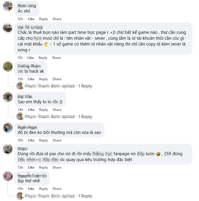 Admin yêu cầu đòi người chơi đưa cả password tài khoản để