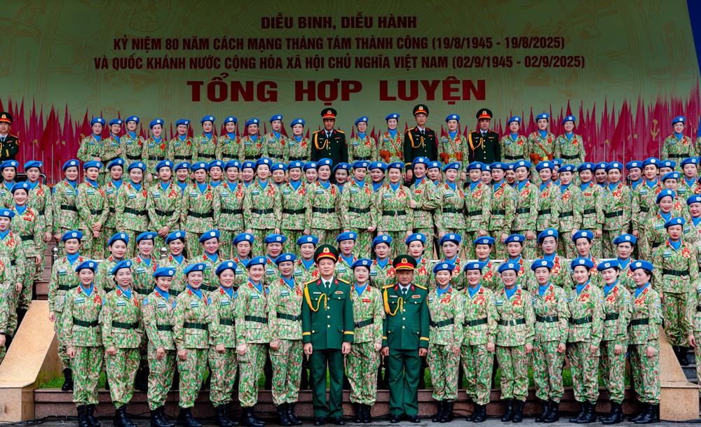 Khối nữ Gìn giữ hòa bình Việt Nam gồm 188 khối viên