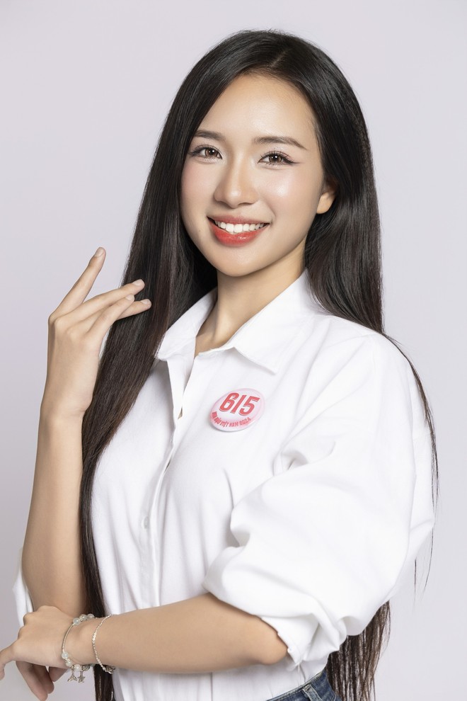 Sắc vóc cô gái phải đo nhân trắc học lâu nhất ở Hoa hậu Việt Nam 2024- Ảnh 1.