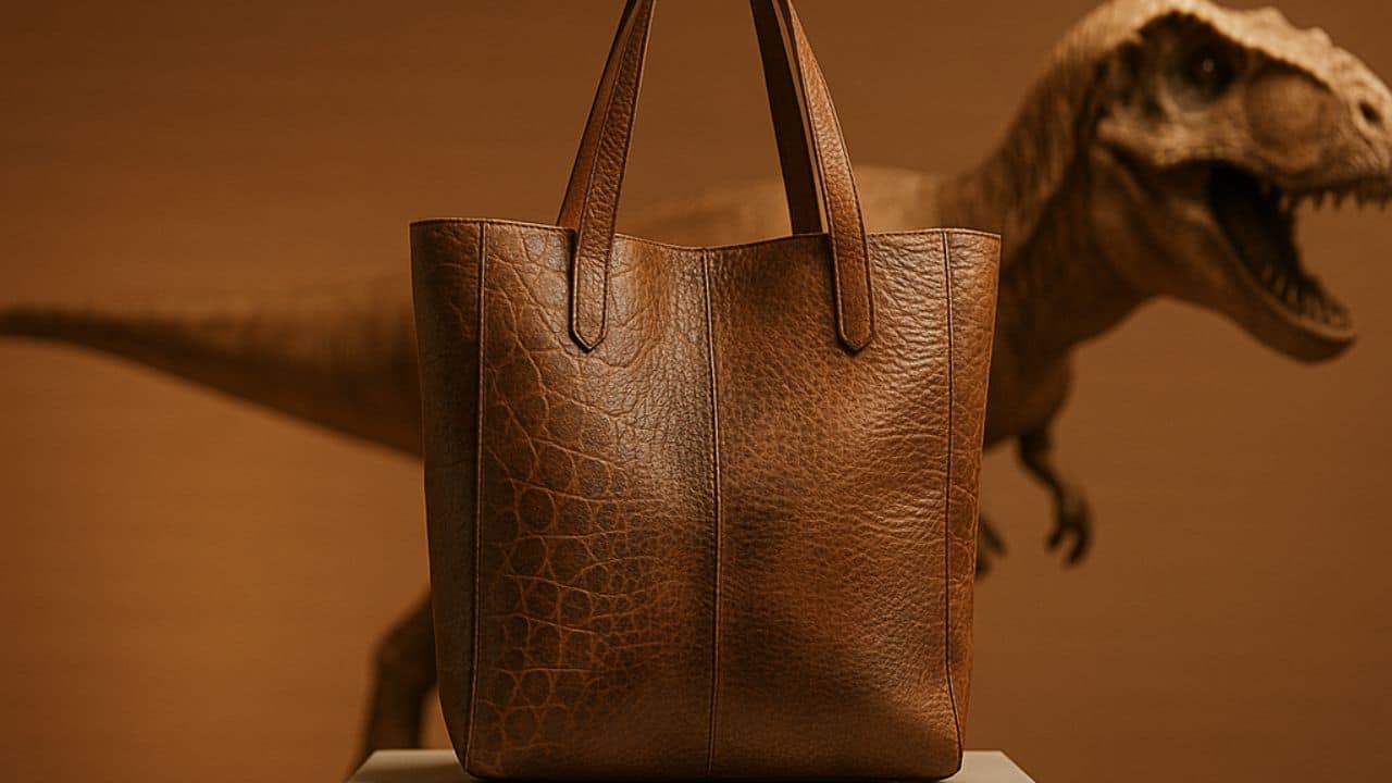 Ý tưởng táo bạo: Sản xuất túi xách từ da khủng long bạo chúa nhờ vào DNA cách đây hàng triệu năm để bảo vệ môi trường?- Ảnh 3. Ý tưởng táo bạo: Sản xuất túi xách từ da khủng long bạo chúa nhờ vào DNA cách đây hàng triệu năm để bảo vệ môi trường?- Ảnh 3.
