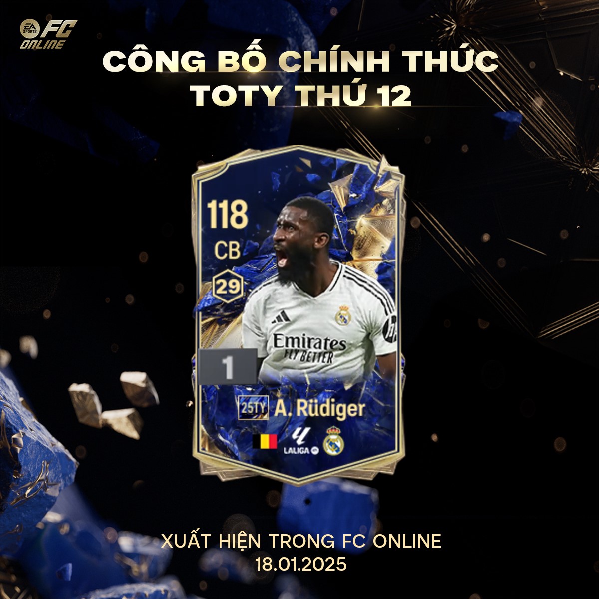 Chính thức: FC Online công bố 18 cầu thủ nằm trong đội hình 25 Team Of The Year- Ảnh 3. Chính thức: FC Online công bố 18 cầu thủ nằm trong đội hình 25 Team Of The Year- Ảnh 3.