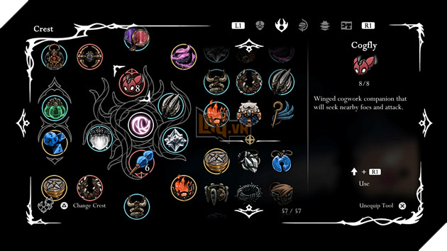 Hollow Knight: Silksong Ra Mat Ban Mod Tang Do Kho Game Bang Crest Hollow Knight: Silksong Ra Mắt Bản Mod Tăng Độ Khó Game Bằng Crest Lột Đồ Hornet 3