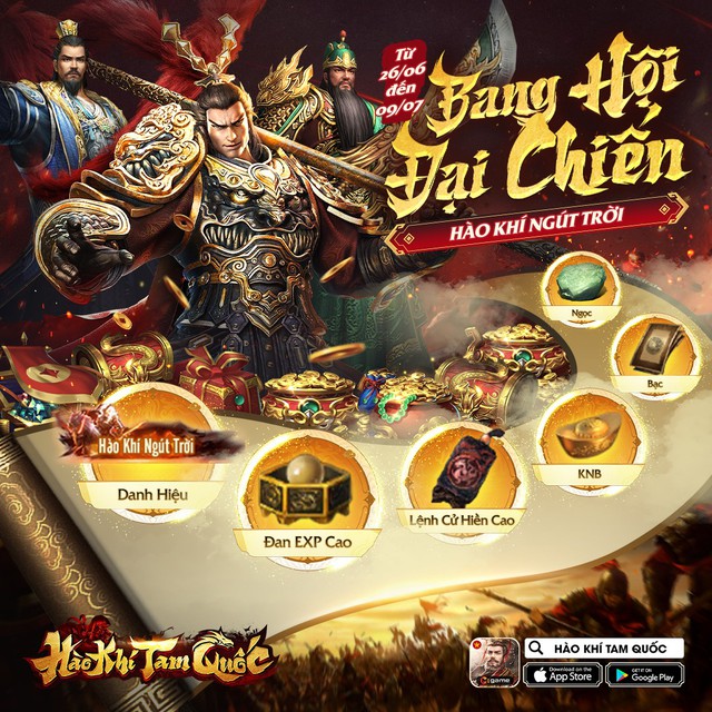 Hào Khí Tam Quốc chính thức ra mắt ngày 26.06 – Đua top ring ngay Nhẫn Vàng 9999 và iPhone 16 Pro Max- Ảnh 4.