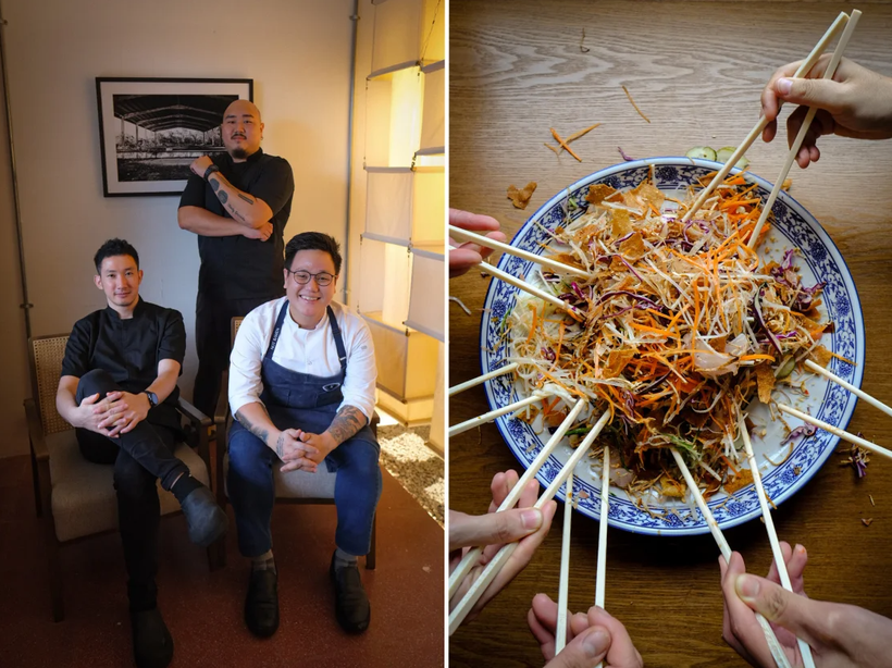 Cuộc chiến ẩm thực kỳ lạ nhất dịp Tết Nguyên đán: “Đồ ăn bay lên tận... quạt trần”- Ảnh 5. Cuộc chiến ẩm thực kỳ lạ nhất dịp Tết Nguyên đán: “Đồ ăn bay lên tận... quạt trần”- Ảnh 5.