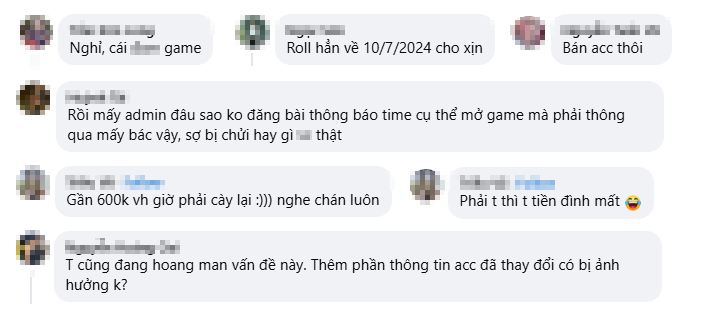Bảo trì hơn 1 tuần, kéo cả server...