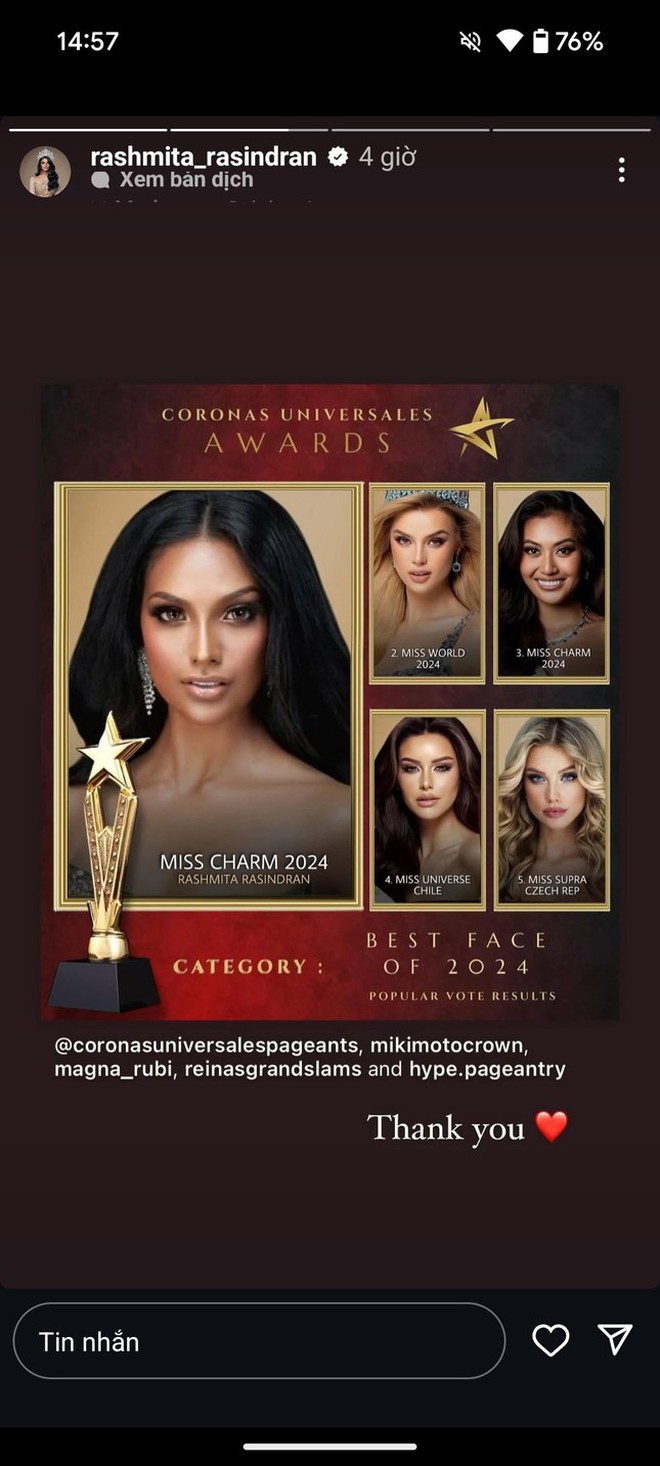 Đương kim Miss Charm bị chỉ trích- Ảnh 2. Đương kim Miss Charm bị chỉ trích- Ảnh 2.