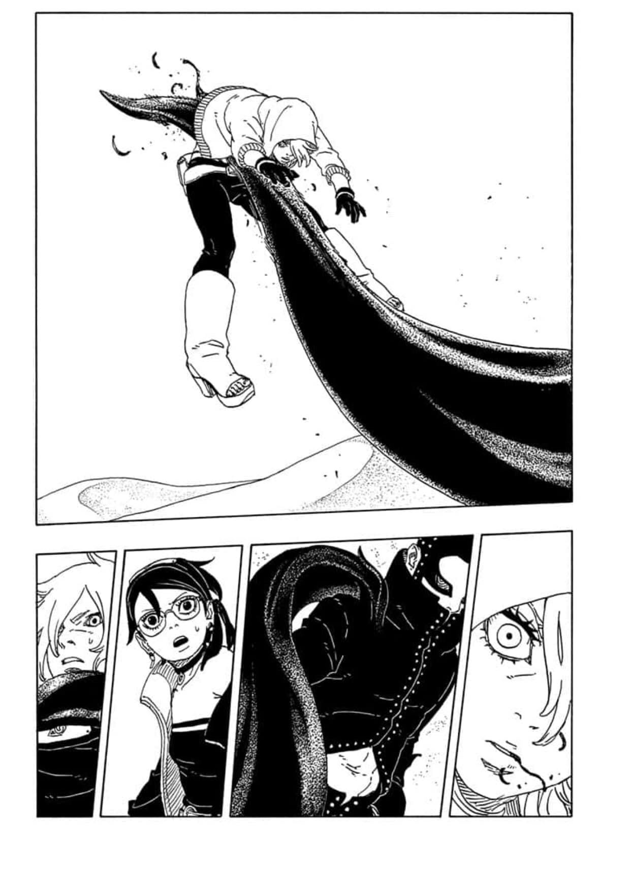 Boruto giải phóng Mangekyo Sharingan của Sarada và tiết lộ sức mạnh của nó- Ảnh 1. Boruto giải phóng Mangekyo Sharingan của Sarada và tiết lộ sức mạnh của nó- Ảnh 1.