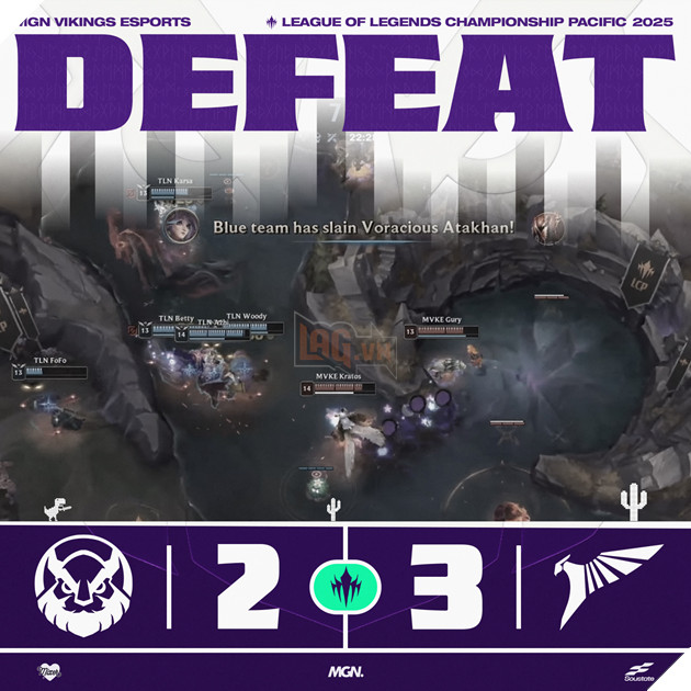 LCP 2025: MVKE Kratos Bay To Su That Vong, Se Tro Lai Manh Me Hon Trong Tuong Lai LCP 2025: MVKE Kratos Bày Tỏ Sự Thất Vọng, Sẽ Trở Lại Mạnh Mẽ Hơn Trong Tương Lai