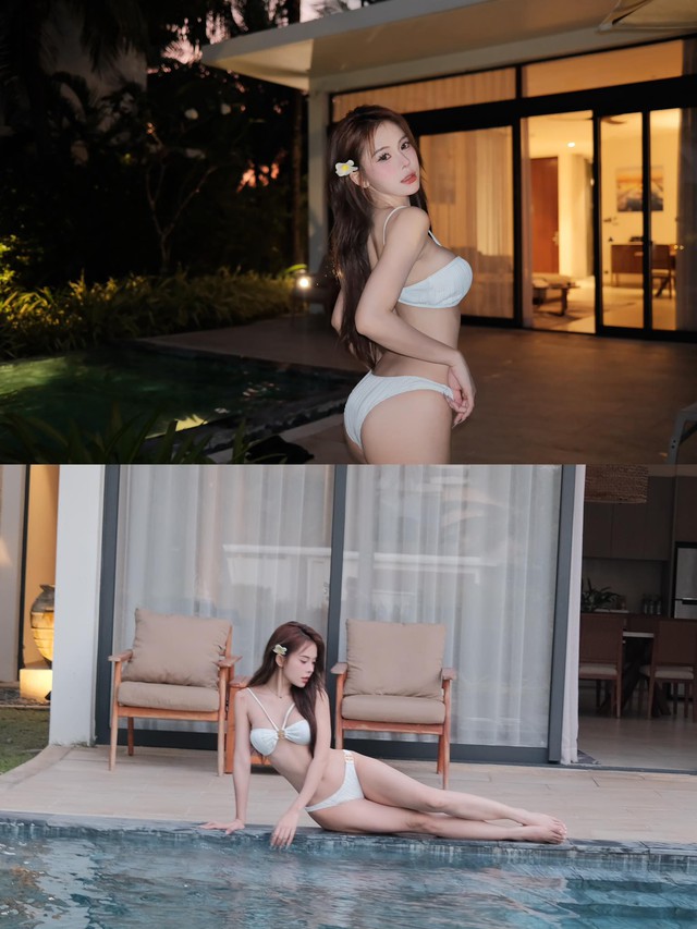 TikToker Hà Môi tung bộ sưu tập loạt ảnh diện bikini hút mắt, nóng hơn cả thời tiết!- Ảnh 4.
