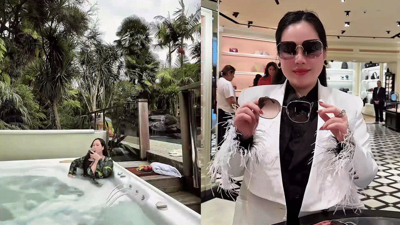 Diễn viên Trương Phương đăng clip khoe bộ sưu tập túi xách hàng hiệu đắt đỏ gây lóa mắt- Ảnh 3.