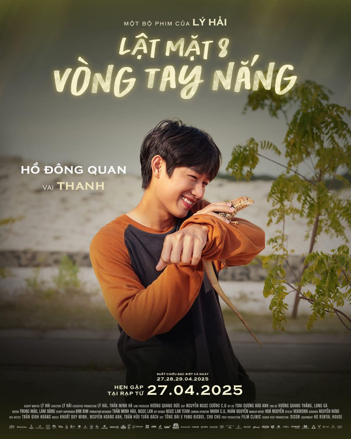 Hồ Đông Quan cũng là gương mặt trẻ được Lý Hải lựa chọn tham gia Lật Mặt 8