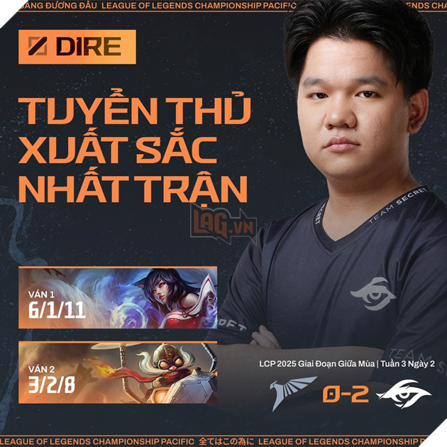 LCP 2025: Team Secret Whales Tạo Cơn Địa Chấn Trước Talon - Đại Diện Số 2 Khu Vực PCS 15
