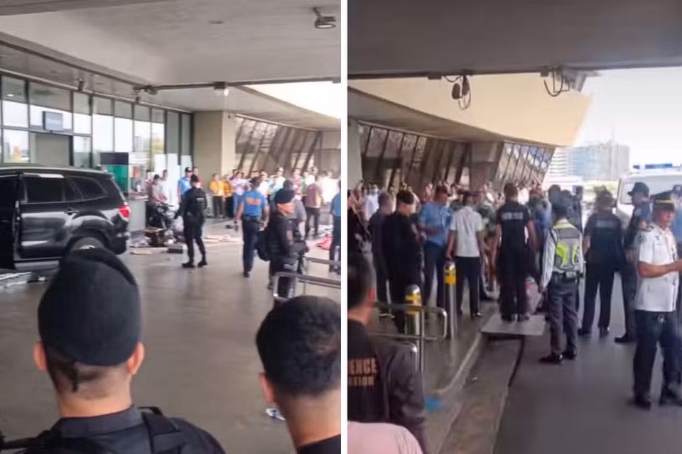 Ô tô lao vào giữa nhà ga sân bay tại Philippines khiến nhiều người thương vong: Cảnh tượng hỗn loạn tại hiện trường- Ảnh 2.