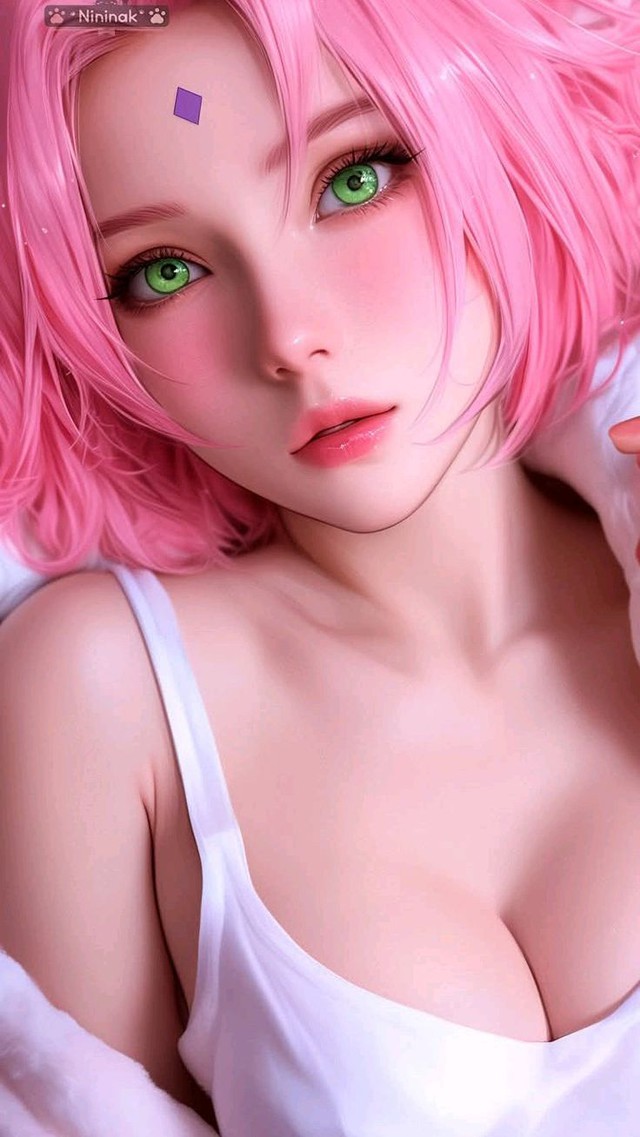 Khi AI “nâng cấp” nhan sắc Sakura: Nữ ninja làng Lá đẹp nóng bỏng ăn đứt nguyên tác- Ảnh 7.