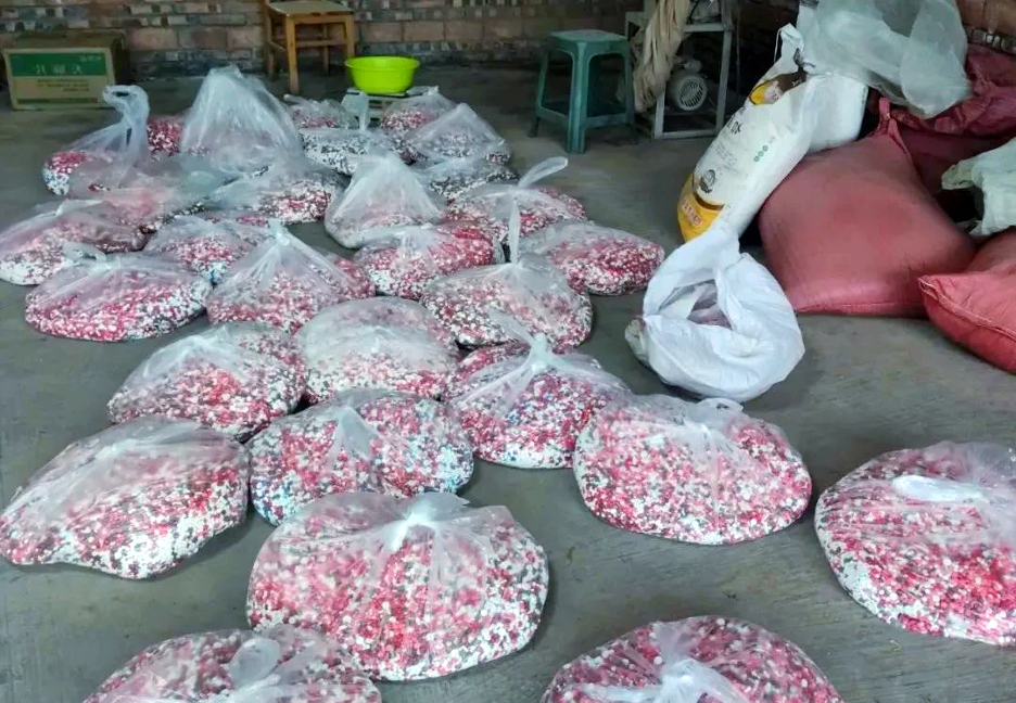 Theo dõi 100.000 gói hàng bất thường, cảnh sát triệt phá đường dây sản xuất thuốc giả doanh thu 765 tỷ đồng, tịch thu 500kg thuốc trong căn biệt thự- Ảnh 5.