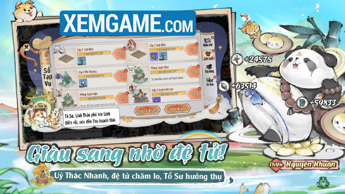 Ta Làm Tông Sư Trong Tiên Môn – Game mobile tu tiên kinh doanh mở đăng ký trước 5 2
