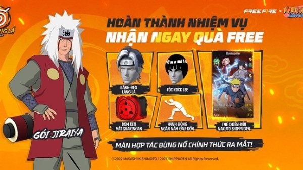 Thế giới Naruto trong Free Fire: Làng Lá đến núi Hokage và nhiều điều khiến fan mê mẩn 28 Thế giới Naruto trong Free Fire: Làng Lá đến núi Hokage và nhiều điều khiến fan mê mẩn 5 jiraiya prize20250124125926jpg