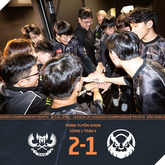 GAM Esports thể hiện bản lĩnh trong trận đấu quan trọng
