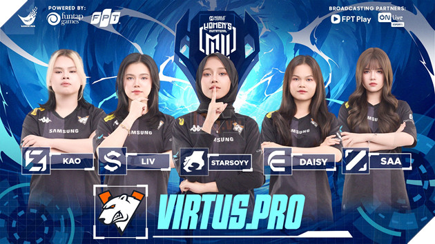 Nhung Doi Tuyen The Thao Dien Tu Viet Nam Gop Mat Tai Esports World Cup 2025 5 Virtus.pro với 3 cô gái Việt Nam góp mặt trong đội hình