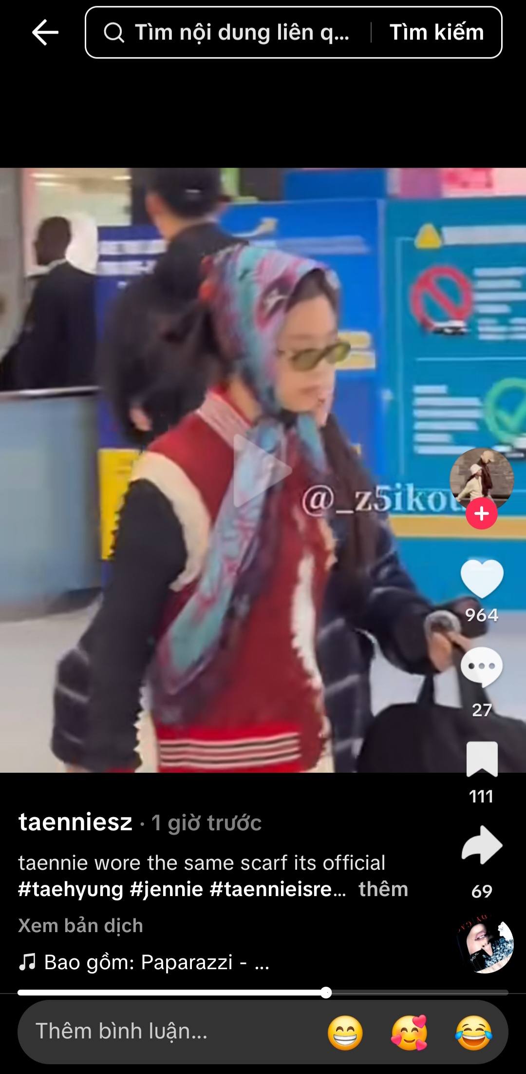 Cặp đôi hot nhất thế giới Jennie - V (BTS)