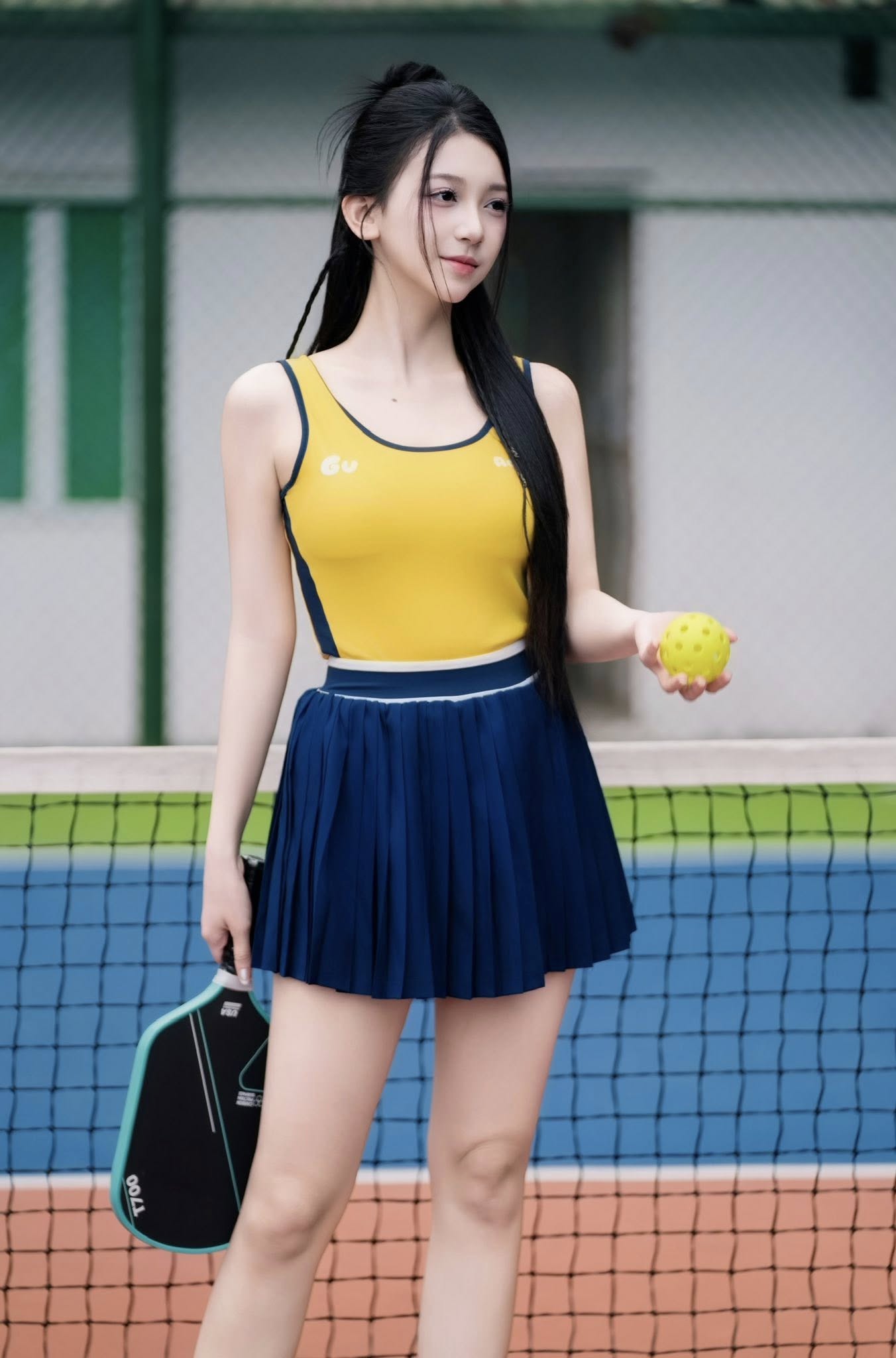 Hot girl pickleball xinh đẹp làm dân tình xao xuyến, danh tính đầy bất ngờ- Ảnh 1.