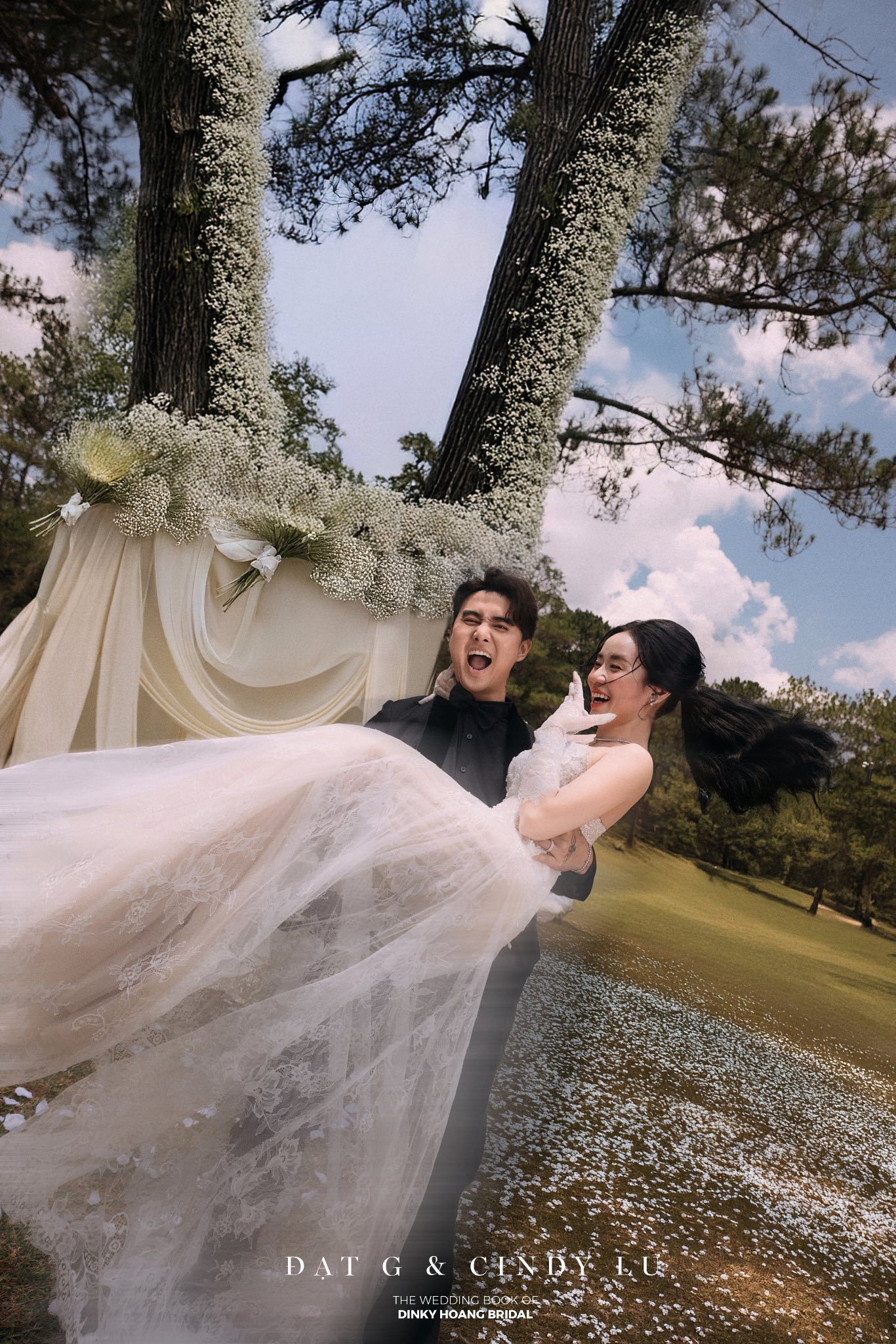 Đạt G và Cindy Lư tung trọn ảnh cưới trước giờ G: Dâu rể đẹp đôi nhưng thái độ 2