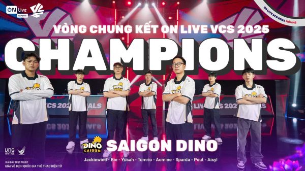 ON Live VCS 2025: Saigon Dino Thi Đấu Thuyết Phục Để Lên Ngôi Vô Địch 30 ON Live VCS 2025: Saigon Dino Thi Đấu Thuyết Phục Để Lên Ngôi Vô Địch 520207666 122162072942593112 496139968486828710 n cupojpg