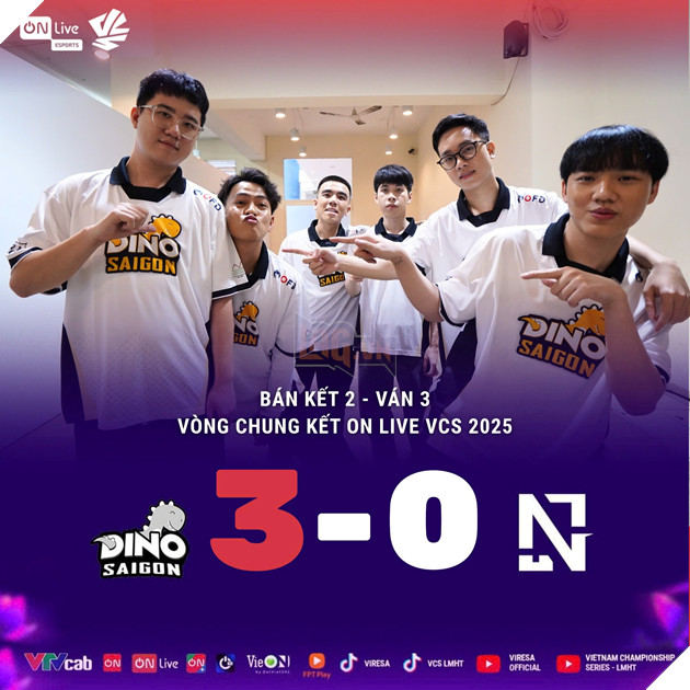 Thi đấu bùng nổ, Saigon Dino chiến thắng áp đảo