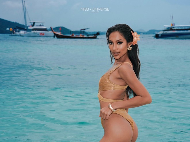 Thí sinh Hoa hậu Hoàn vũ Thái Lan khoe dáng với bikini- Ảnh 15.