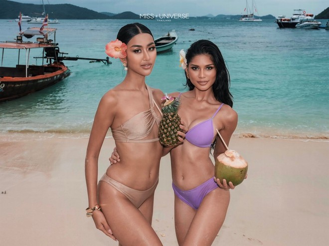 Thí sinh Hoa hậu Hoàn vũ Thái Lan khoe dáng với bikini- Ảnh 13.