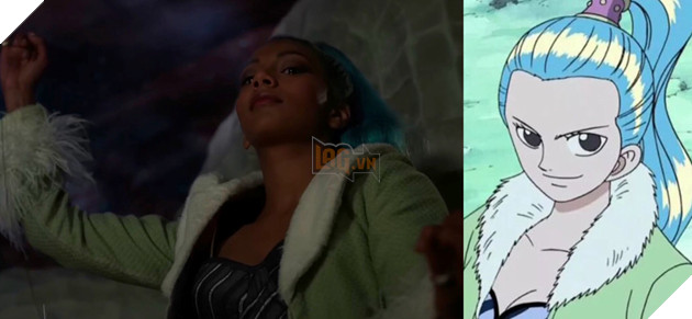 Vương quốc Alabasta vốn lấy cảm hứng từ văn hóa Trung Đông và Nam Á, vì vậy việc Chandran đảm nhận vai Vivi không phải