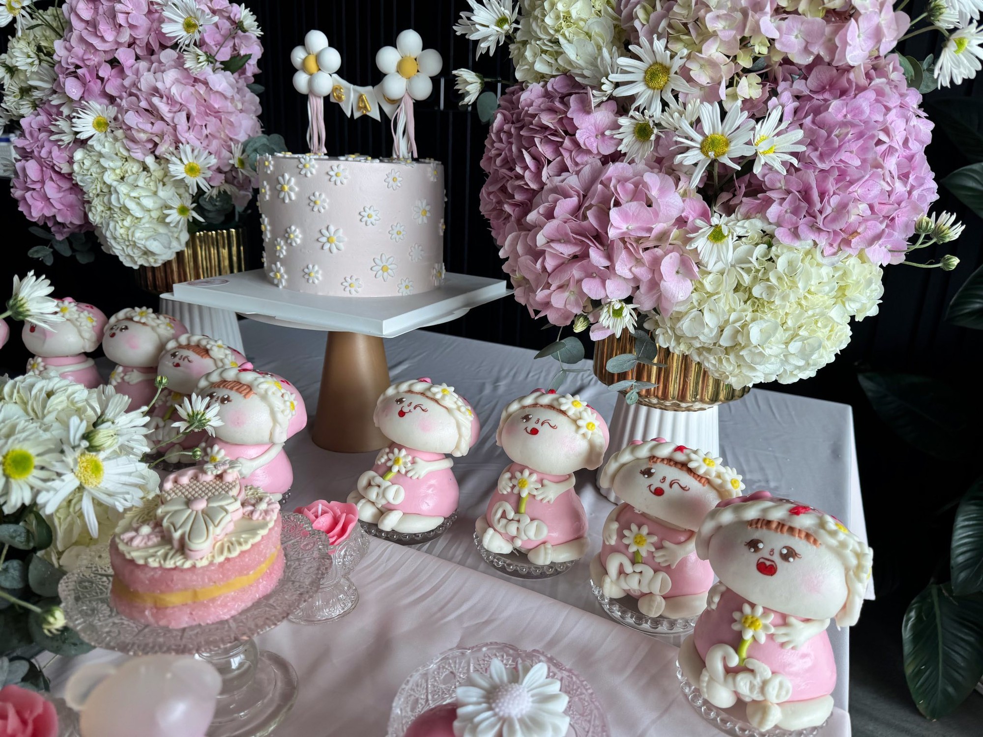 Lễ đầy tháng ái nữ nhà Ngô Thanh Vân – Huy Trần: Không gian phủ đầy hồng ngọt ngào, đúng chuẩn Lễ đầy tháng ái nữ nhà Ngô Thanh Vân – Huy Trần: Không gian phủ đầy hồng ngọt ngào, đúng chuẩn