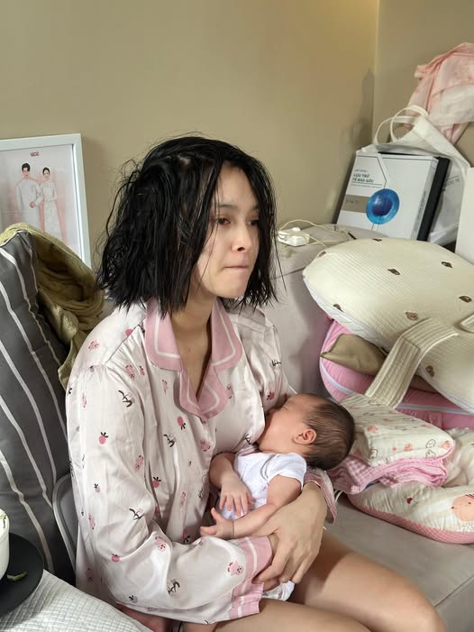 Quỳnh Lương vừa đẻ được 1 tháng đã vội lên tiếng về tin không muốn có con- Ảnh 1.