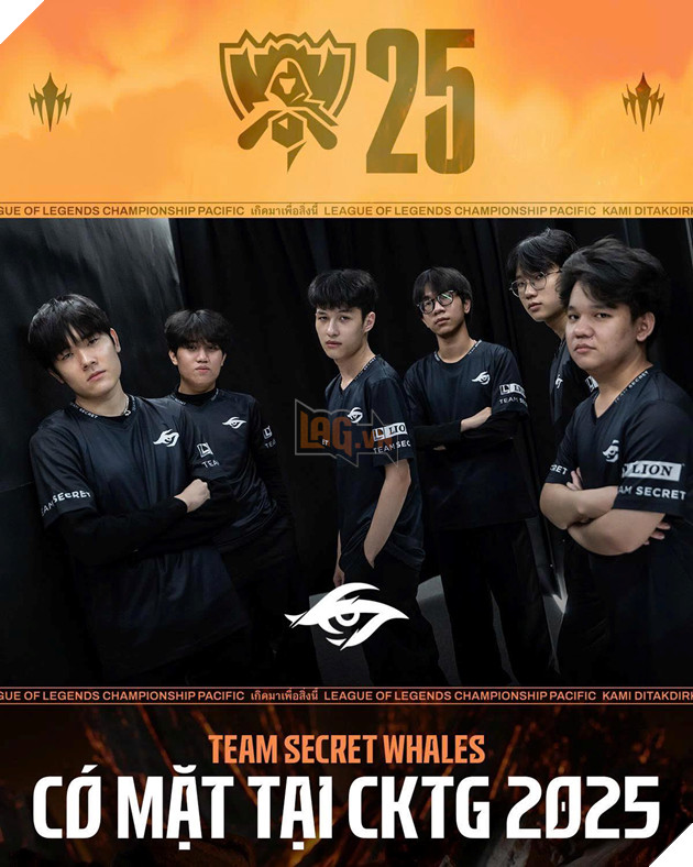 LCP 2025: Team Secret Whales Chính Thức Trở Thành Đại Diện VCS Đến Với CKTG 2025 3