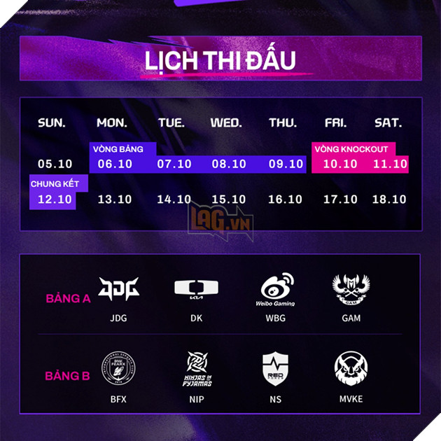 LMHT: Lich Thi Dau Chinh Thuc ASI 2025, Lo Dien Cac Doi Thu Cua GAM va MVKE LMHT: Lịch Thi Đấu Chính Thức ASI 2025, Lộ Diện Các Đối Thủ Của GAM và MVKE